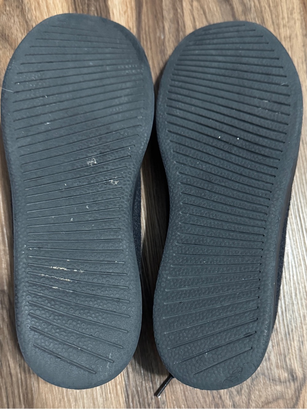AllBirds Wool Piper Natural Black Walking Casual Low Shoe Sneaker Men's Size 12 - Picture 6 of 8